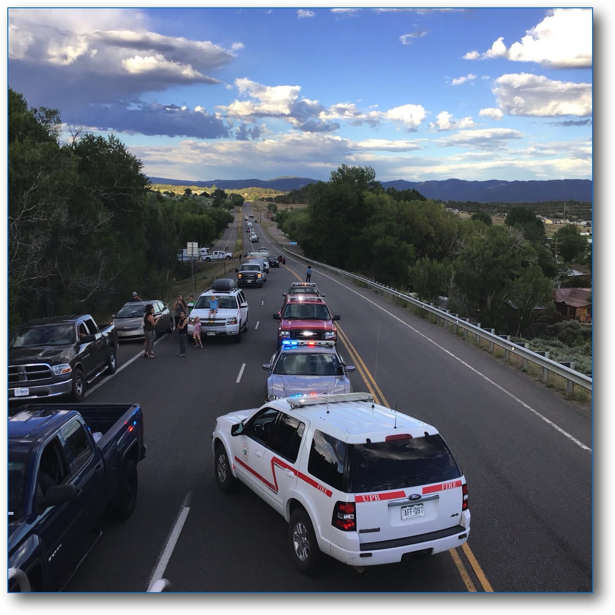 Picture of Backed up cars